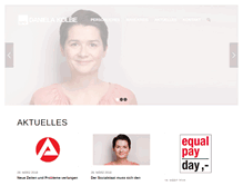 Tablet Screenshot of daniela-kolbe.de